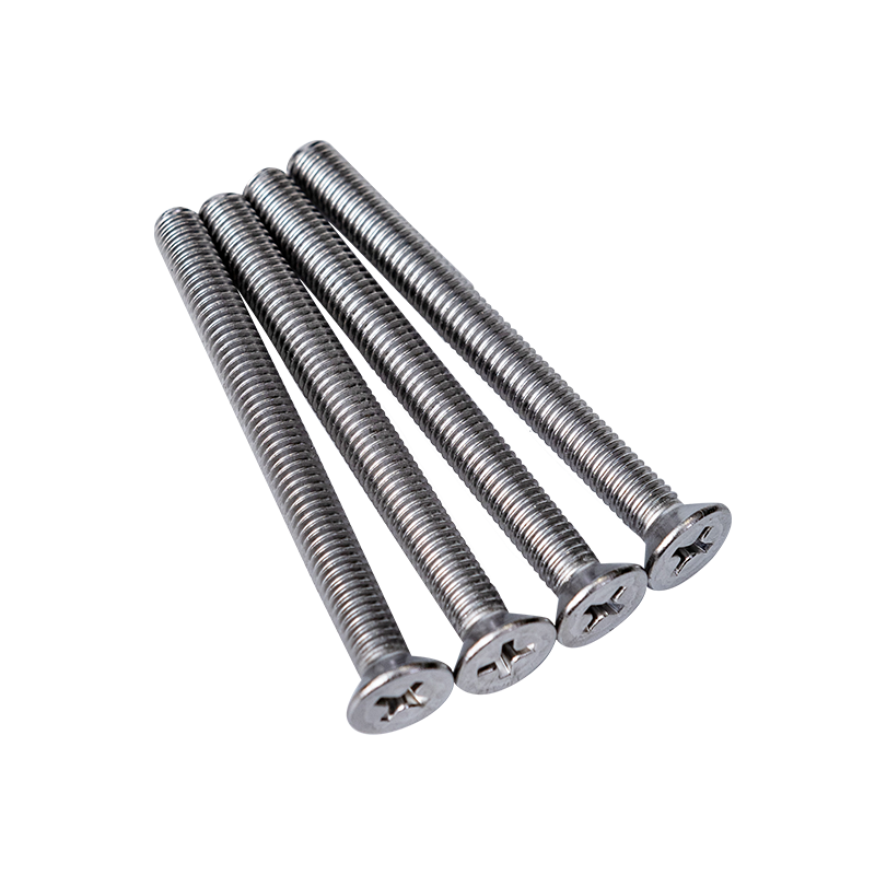 SS304 GB819 M8 ক্রস Recessed CSK হেড মেশিন স্ক্রু