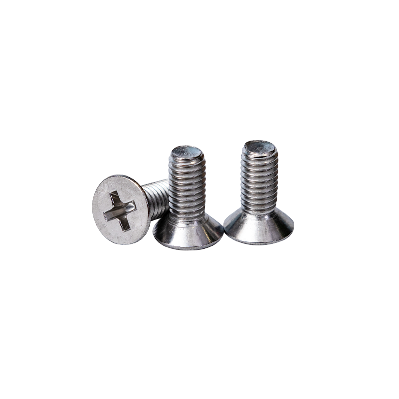SS304 DIN965 M4 ক্রস Recessed CSK হেড মেশিন স্ক্রু