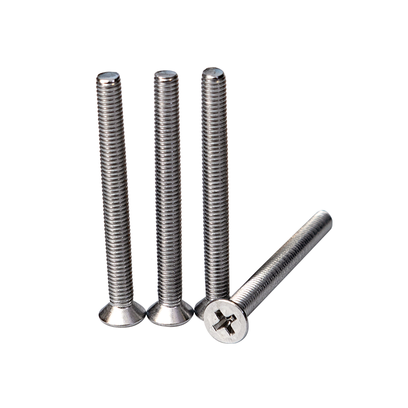 SS304 DIN965 M6 ক্রস Recessed CSK হেড মেশিন স্ক্রু